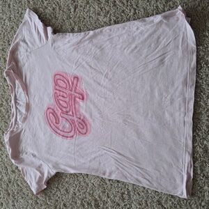 GAP Light Pink Logo Tee